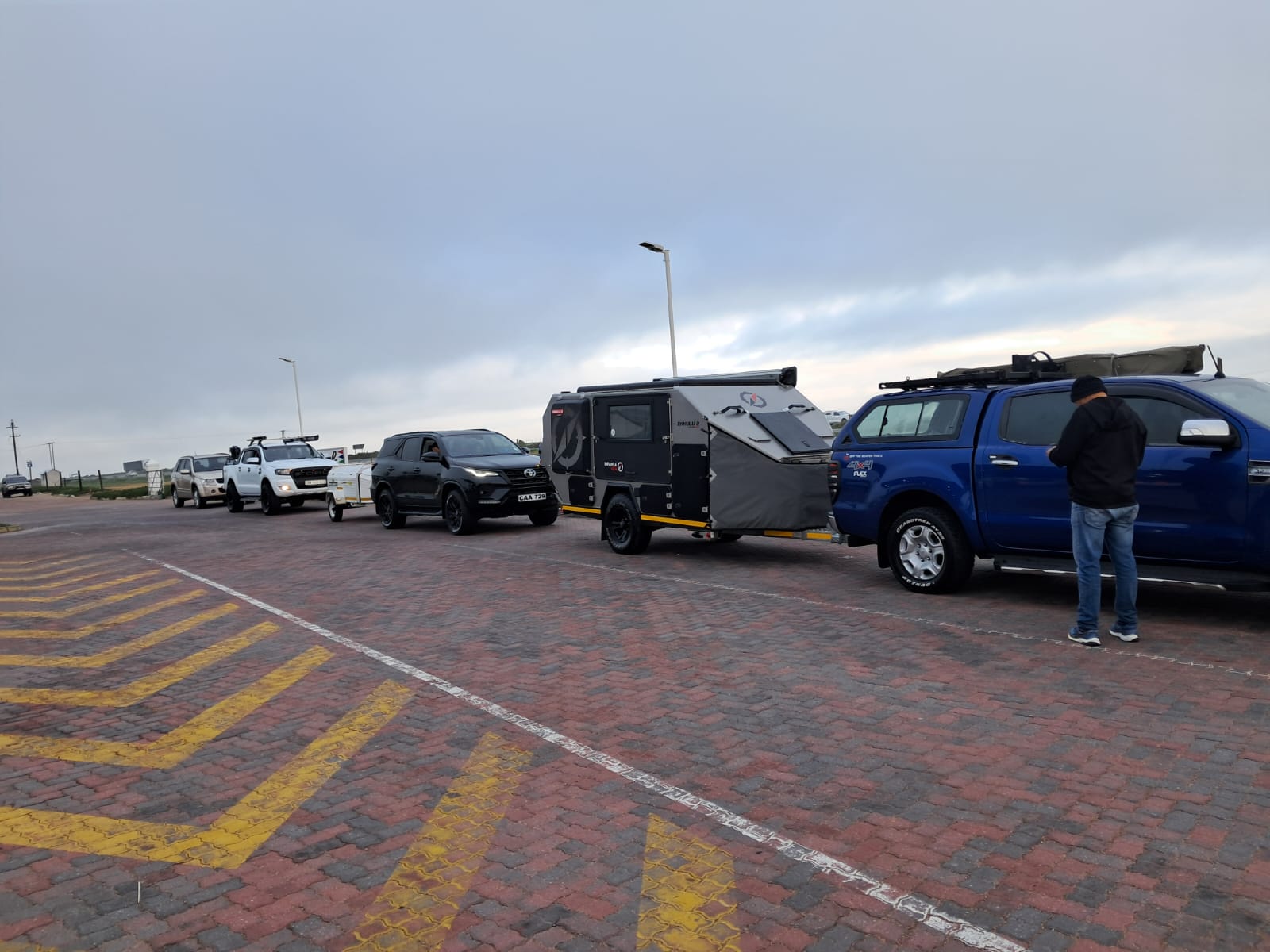 The Ranger XLT travelling with the Enkulu 2 in convoy