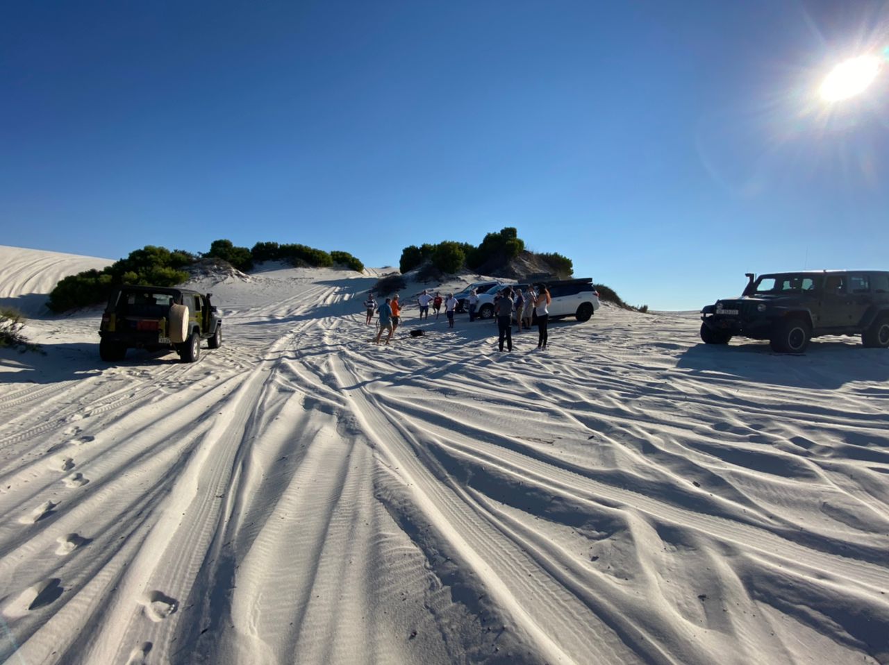 The group at Atlantis Dunes