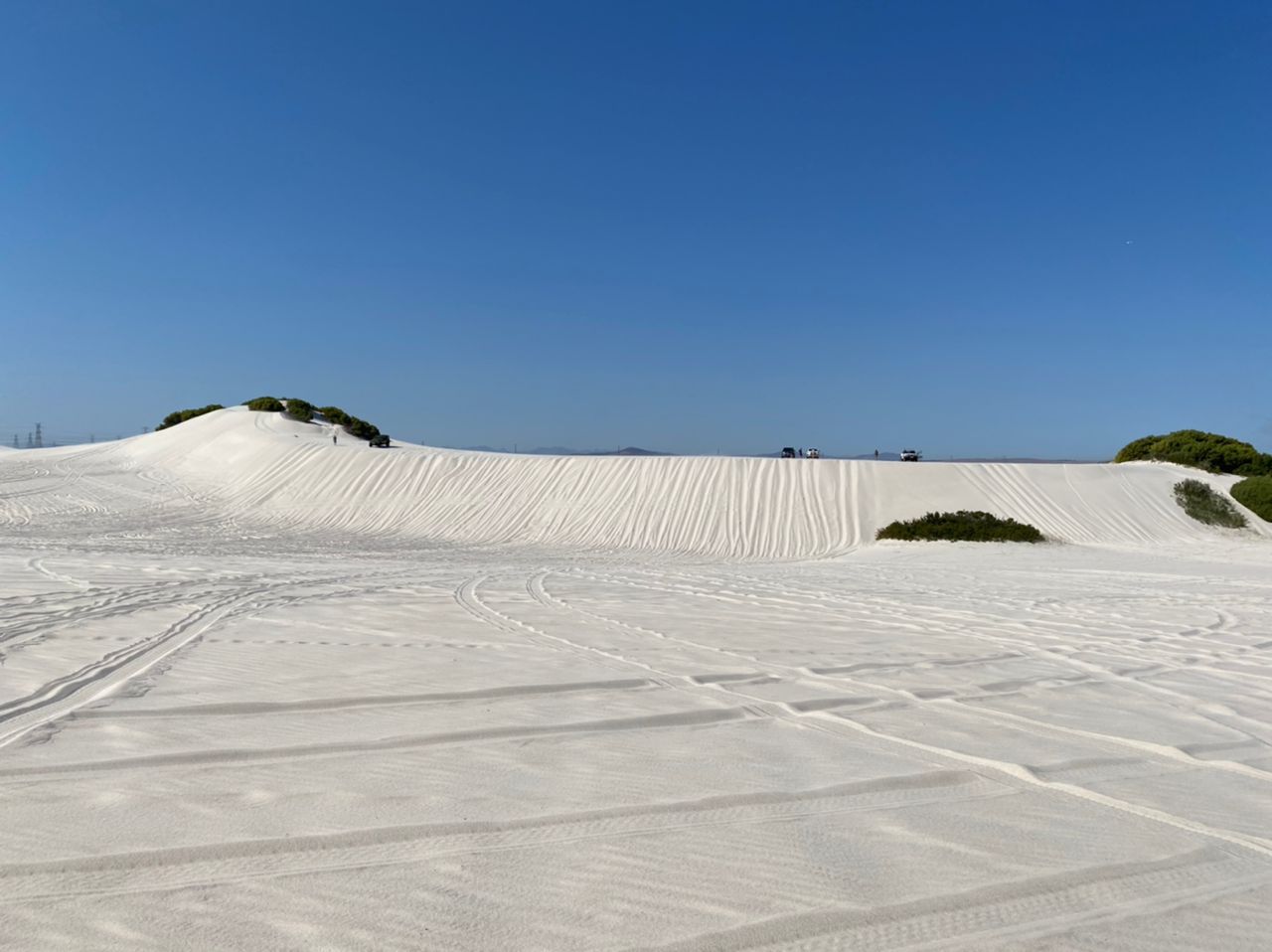 Action on the dune faces at Atlantis
