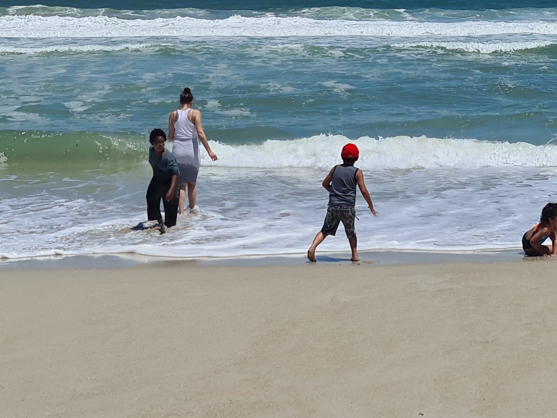The rig on the sand — Trekoskraal at its best