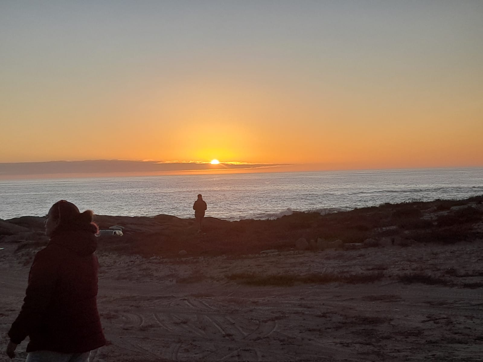 Sunset over the Atlantic at Waterval