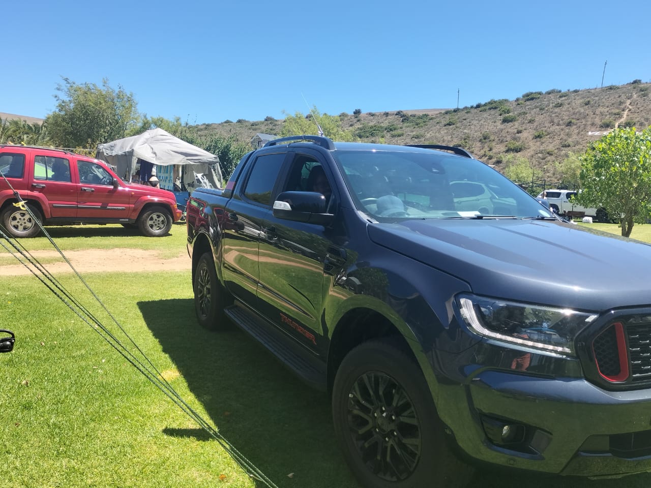The Ford Ranger Thunder at camp