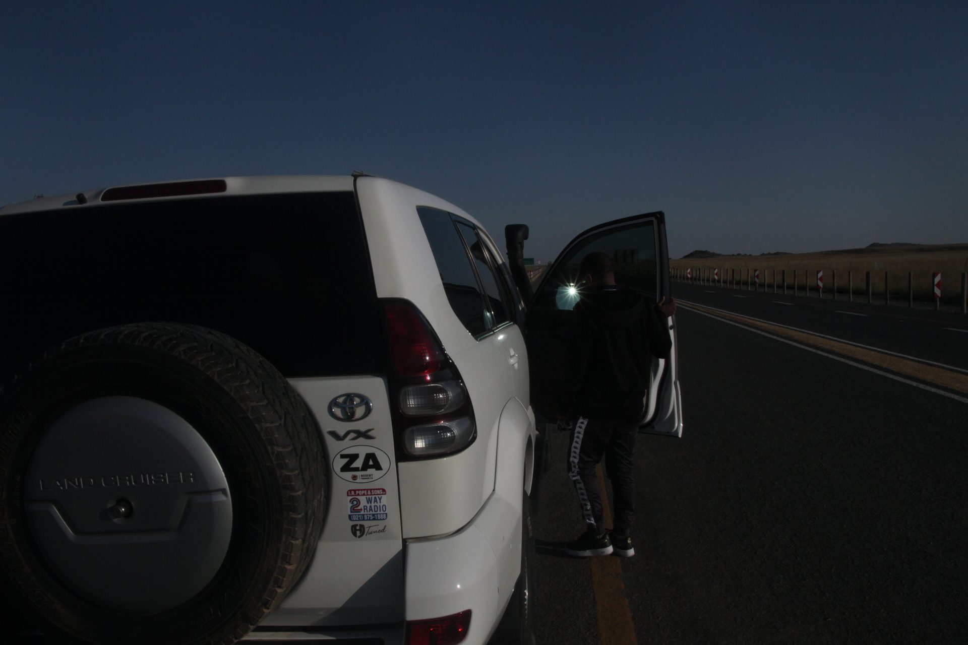 Nearly into Johannesburg — approaching the Highveld sprawl from the south