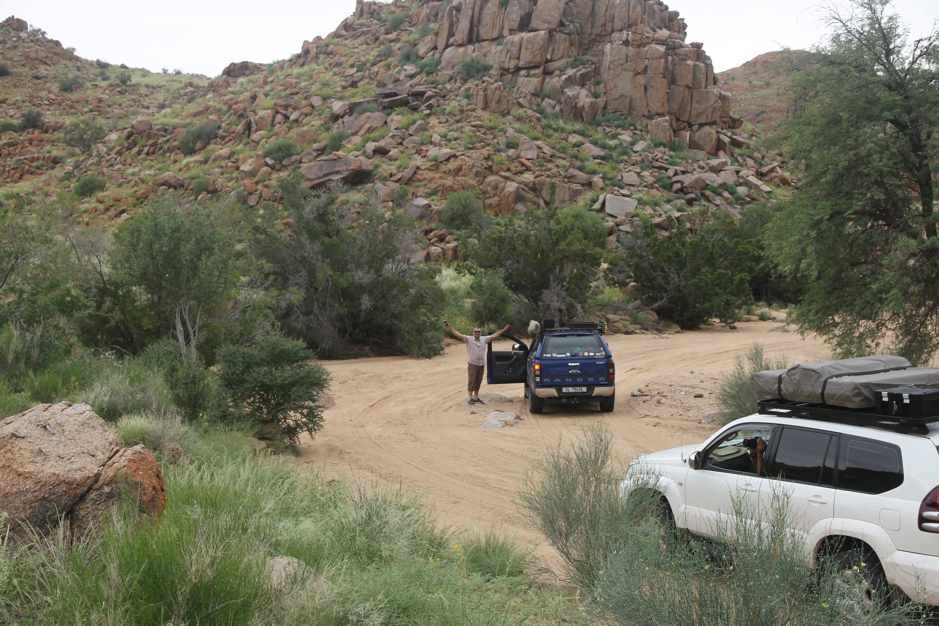 The views from the pools — the rock faces rising straight up on both sides of the valley