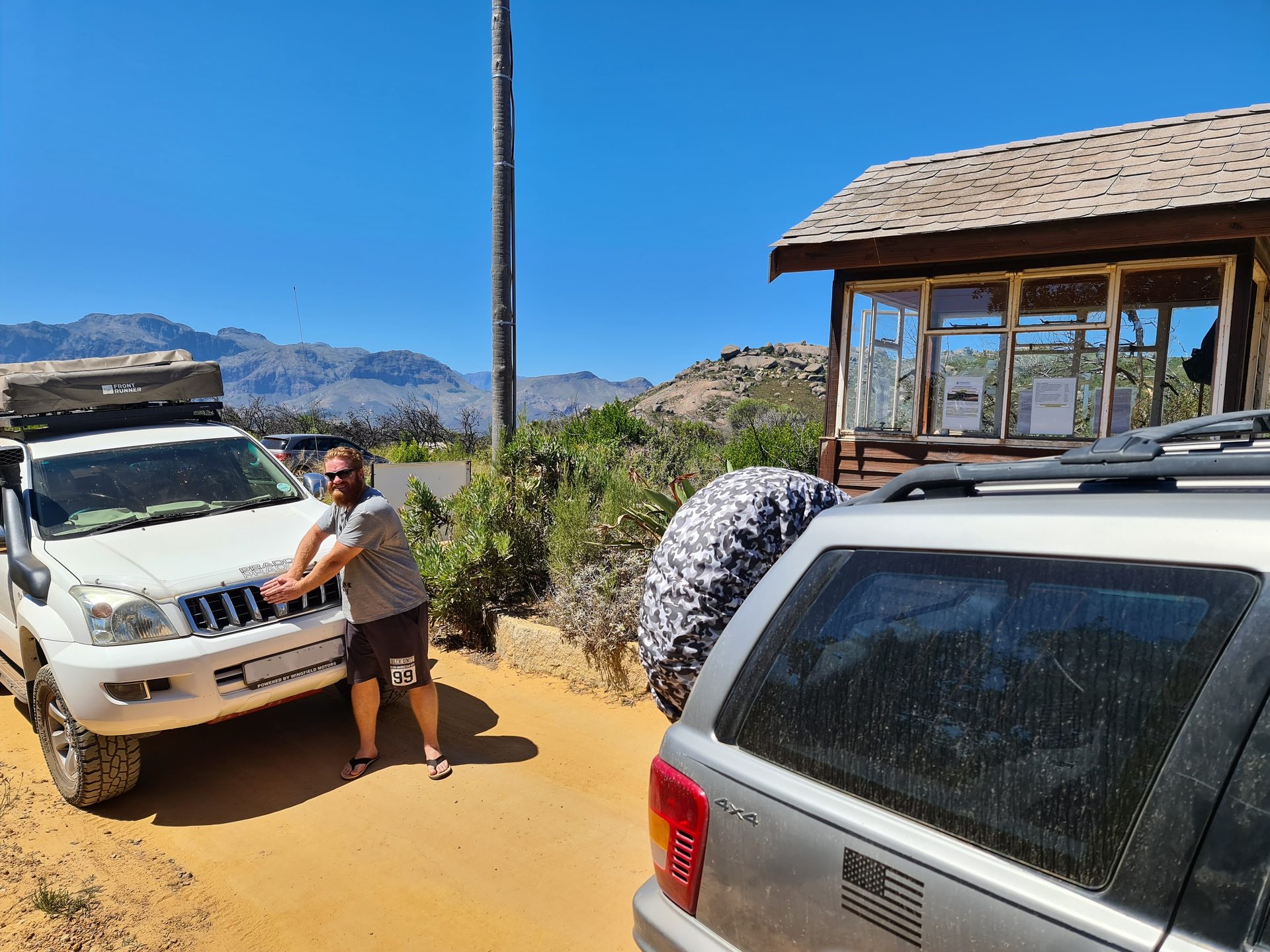 The morning of — Paarl Rock rising above the valley