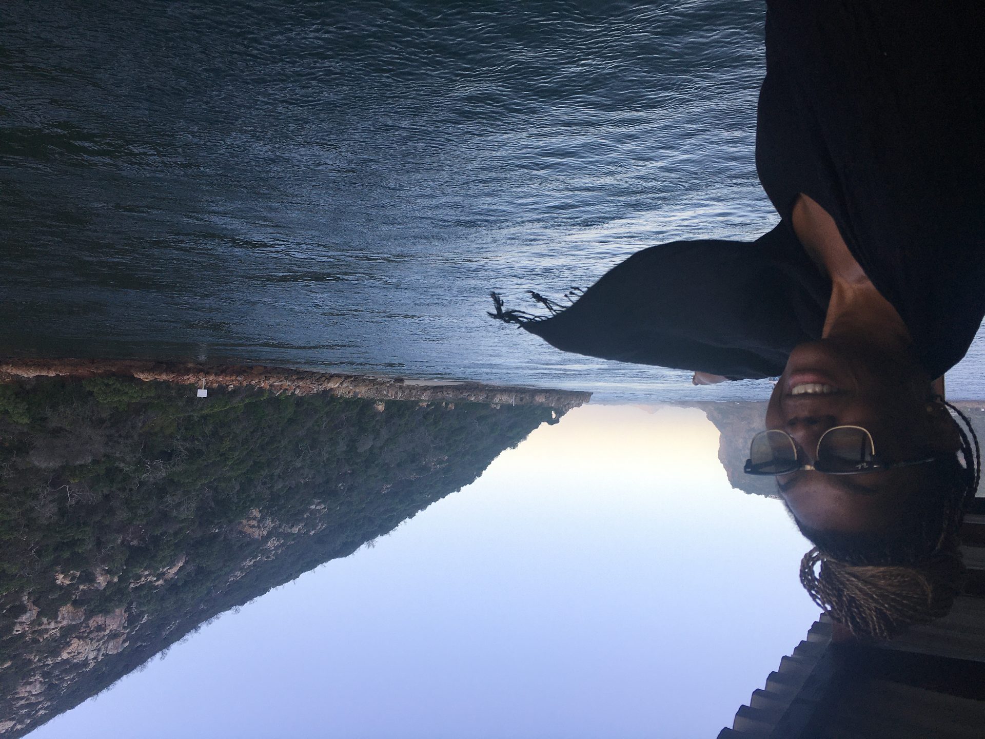 Looking towards the Knysna Heads from the water